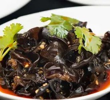 Cold-mixed Black Wood Ear Mushrooms