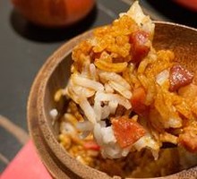 Bamboo Tube Rice with Preserved Meat