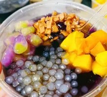 Sour Plum Fruit Ice Jelly with Crunchy Boba
