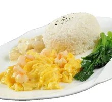 Shrimp and Egg Rice Bowl