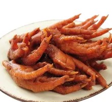 Braised Chicken Feet with Tiger Skin