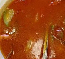 Tomato Noodles with Dough Balls