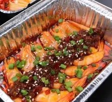 Aluminum Foil Garlic Prawns