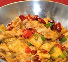 Spicy Pot-Braised Tofu with Leaves