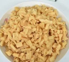 Homemade Radish Cubes