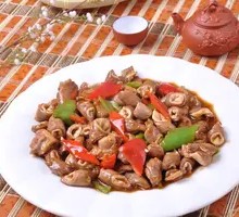 Spicy Green Pepper Stir-fried Intestine