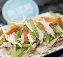 Cold-Mixed Bamboo Shoots with Celery