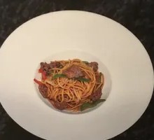 Black Pepper Beef Noodles