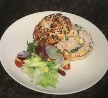 Tuna Bagel Sandwich
