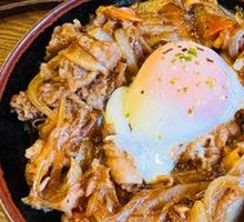 Warm Egg Beef Rice Bowl