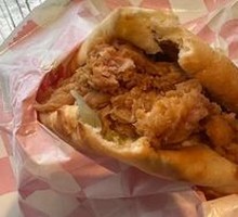 Spicy Chicken Leg Chinese Burger