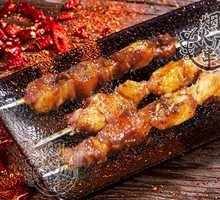 Steel Skewer Lamb Kebab