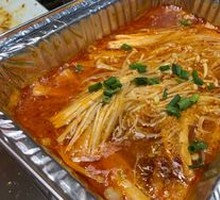 Aluminum-Wrapped Enoki Mushrooms