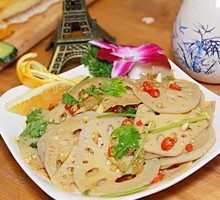 Spicy and Sour Lotus Root Salad