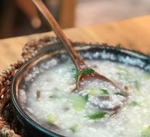 Beef and Mushroom Rice Porridge
