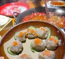 Fish Roe Shrimp Dumplings