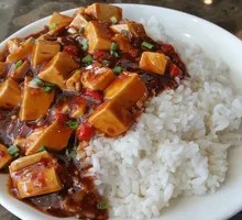 Spicy Tofu Wooden Bucket Rice