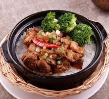Cured Meat Claypot Rice