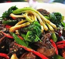 Stir-Fried Duck Blood