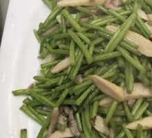 芦蒿香干炒肉丝