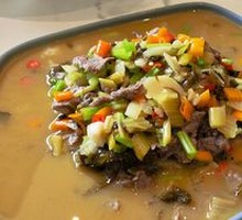 Sour Cabbage Beef Tenderloin