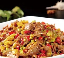 Sour Pickled Beans Stir-fried with Chicken Offal