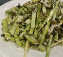 Snow Cabbage and Pork Stir-fried with Bamboo Shoots