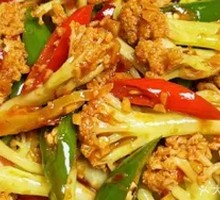 Spicy Cauliflower in Hot Pot