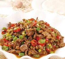 Sour Pickled Beans with Chicken Offal