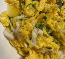 Silver Fish Fried with Eggs