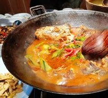 Hooked Fish with Cucumber Stew