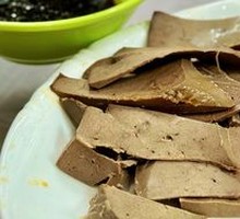 Steamed and Sliced Lamb Liver