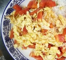 Tomato and Egg Fried Rice