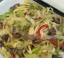 Scallion Beef Noodles