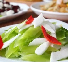 Bamboo Shoot and Yam Stir-Fry