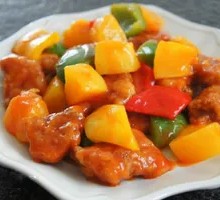 Peach Sweet and Sour Pork