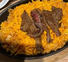 Golden Cheese Steak Rice Bowl