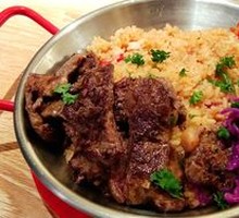 Pan-Seared Ribeye Steak Rice Bowl