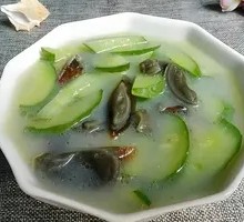 Century Egg and Cucumber Soup