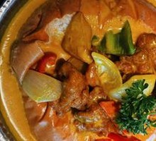 Malay Curry Chicken with Breaded Crust