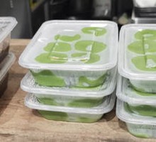 Green rice ball