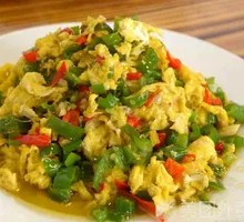 Egg with Green Pepper