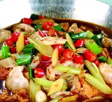 Braised Fish Eggs and Fish Bladder