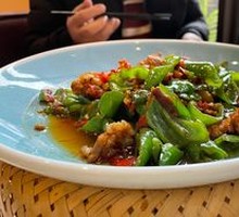 Screw Pepper with Black Pork