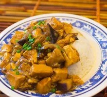 Braised Pork and Tofu Rice