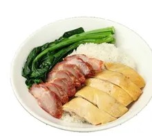 Barbecued Pork and Poached Chicken Rice