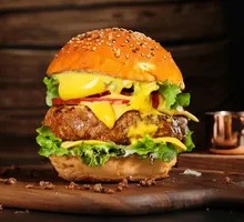 Double Cheese Beef Burger