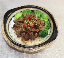 Spicy Beef Clay Pot Rice