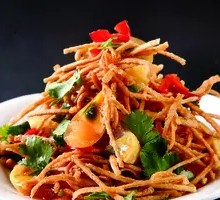 Sesame Noodles with Century Egg
