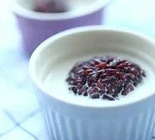 Red Bean Yogurt Purple Rice Drink